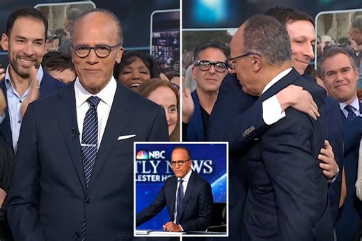 ‘NBC Nightly News’ anchor Lester Holt signs off in final broadcast after a decade: ‘The honor of a lifetime’