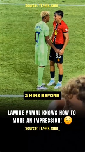 B90FOOTBALL on Instagram: "😮‍💨 Lamine Yamal is a Spanish football prodigy known for confidence, flair, and sharp decision-making. Emerging from Barcelona’s La Masia, he made history at an exceptionally young age. His game works through quick feet, creativity, and fearless attacking play. Today, Yamal is seen as a symbol of football’s future and growing global prestige. 🎥 TT/k.rami_ #reels #football #soccer #fcbarcelona #lamineyamal"