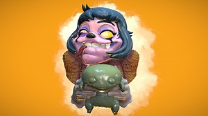 Frog Bitch - Download Free 3D model by Nwilly_art