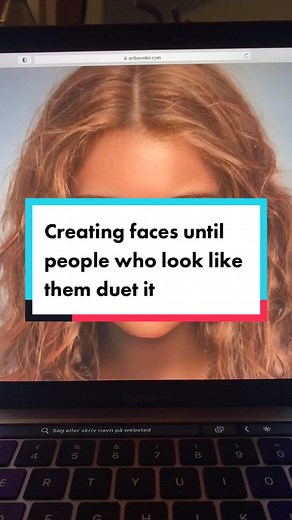 Creating faces until people who look like them duet it 💕 #artbreeder #foryou #foryoupage ib: @artbreed3r