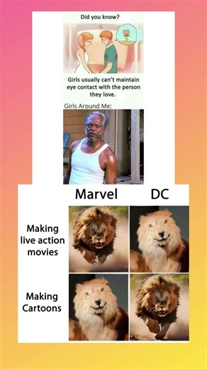 Marvel vs DC Difference Explained in 10 Sec 😂🔥#marvel #dc #marvelvsdc #superheroes #meme#ytshorts