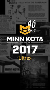 In 2017, Minn Kota introduced Ultrex, which was the first cable-steer motor equipped with Power Steering and i-Pilot/i-Pilot Link GPS capabilities. This advancement combined the precision of GPS control with the responsiveness of cable steering, offering anglers precise and ease-of-use boat control. #MinnKota #MinnKota90Years | Minn Kota