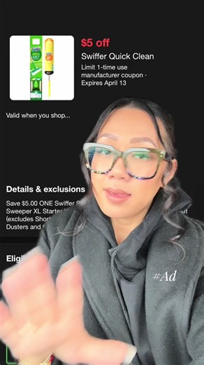 #ad Score a @Swiffer Sweeper starter kit for $5 off at your local retailer now through April 13th! One of my favorite hacks that gets 2 jobs done with one tool & just in time for spring cleaning! #Swifferpartner #swiffer #sweeper #springcleaning