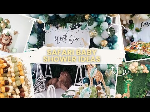 110+ Safari Baby Shower Theme Ideas 2025 🦓 Jungle Decor, Cake & Party Supplies DIY