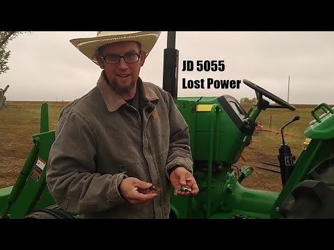 Changing a John Deere 5055 Hidden Fuel Strainer (Filter) because our tractor won't work!