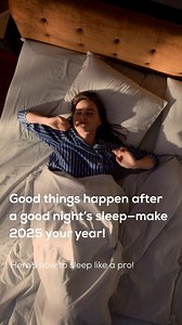 110K views · 371 reactions | To sleep better in 2025, optimize your...