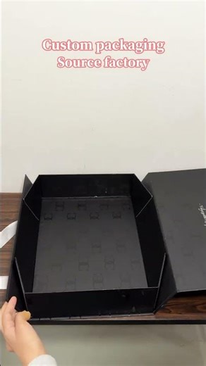 Custom Foldable Box with Ribbon Handle | Premium Packaging Factory Showcase