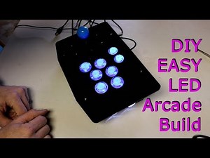 Full Guide Easy To Make LED Arcade Fighting Stick