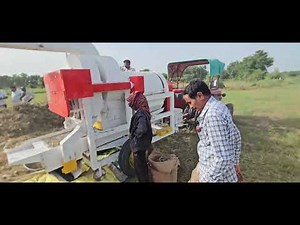 Tripple shaft Manual Hopper Thresher ... National Brand....