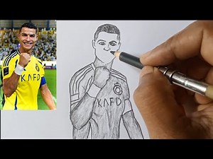 Ronaldo Portrait Drawing | Easy to Advanced Realism Tutorial