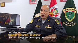 Police officer dressed as cartoon hero leads drugs raid in Peru