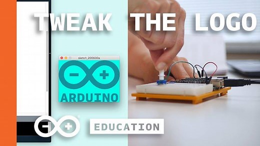 Use serial communication and a graphical interface to tweak our logo. 🏠 arduino.cc/remotelearning #ArduinoAtHome | Arduino