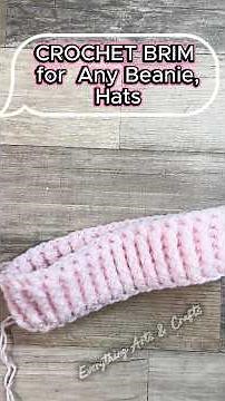 Crochet a Brim for Any Beanie , Hats