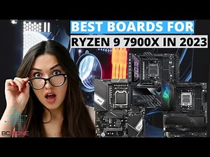 THE BEST MOTHERBOARDS FOR RYZEN 9 7900X! (TOP 3)