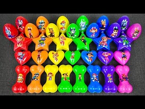 Paw Patrol Slime Surprise Eggs! Find Marshall, Chase, Skye & Ryder in Satisfying ASMR Clay Toys