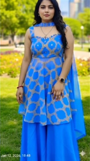 party wear dress sharara pair #shorts #reels #fashion#Designbyrenu🥰🥰