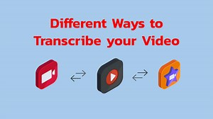 These are 7 Different Ways To Transcribe Your Videos | Designrr