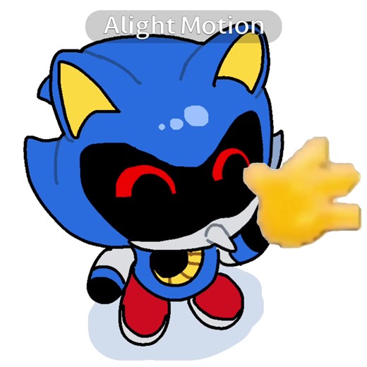 Metal Sonic is saying hello! Let’s say hello too!✋#metalsonic #Sonic | metal sonic