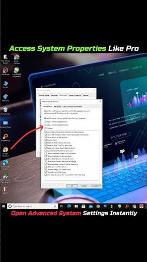 Unlock Hidden System Settings 😱⚡ Secret Windows Tool | SYSDM.CPL