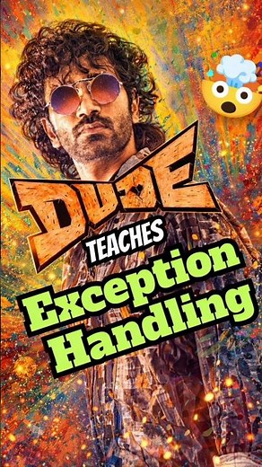Dude Explains Exception Handling 🤯 | Try Catch Made Simple #coding #exceptionhandling #programming