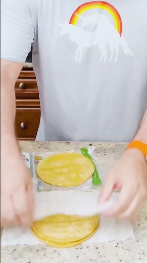 How to Soften Tortillas (Microwave Method) #shorts