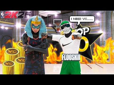 I MADE 100K+ VC WITH FLOOSKI IN THE 10K COMP STAGE ON NBA2K26! BEST JUMPSHOT + BEST BUILD!
