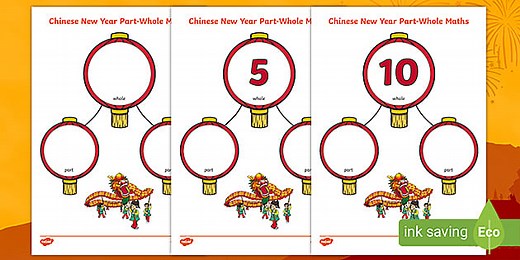 Chinese New Year Part-Whole Maths Activities