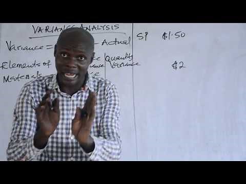 Variance analysis explained