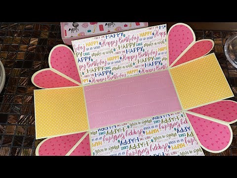 Rectangle Explosion Gift Box and Album