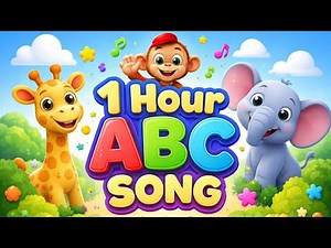 All The Letters Song🎵 1 Hour ABC Song - Learn Alphabet Song 🎶 Letters for kids