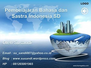 Pembelajaran Bahasa dan Sastra Indonesia SD - SlideServe