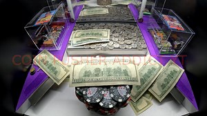 4.5K views · 150 reactions | Play field covered in 100 dollar bills! $1,300 & Thousands in slot machine freeplay chips! | Viral Videos | Facebook
