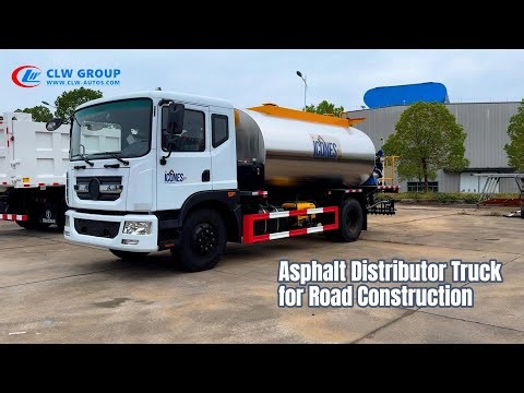10,000L Bitumen Tank with Burner Spraying Nozzles Asphalt Distributor Truck for Road Construction
