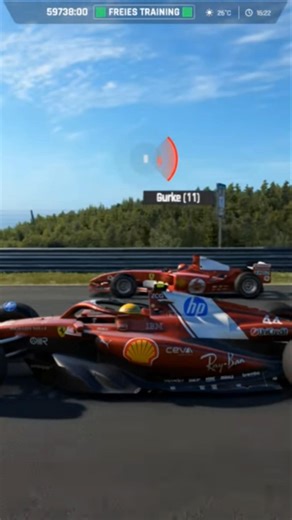 Ferrari F2004 vs Ferrari SF-25 💥 Assetto Corsa EVO 😂 #assettocorsa #highlights #shorts