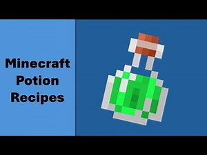 Potion Recipes In Minecraft!