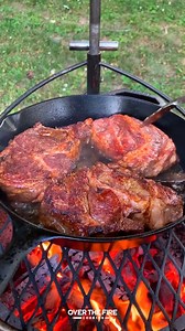 Coffee steaks | Over The Fire Cooking by Derek Wolf