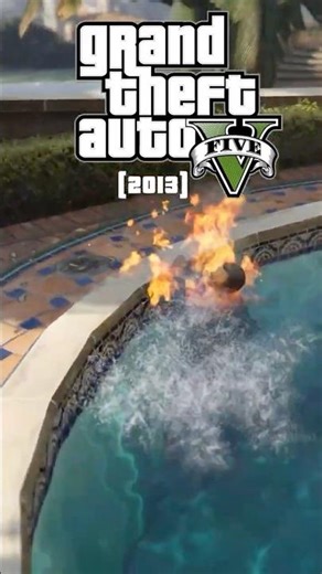 GTA FIRE vs POOL EVOLUTION🔥🏊‍♂️