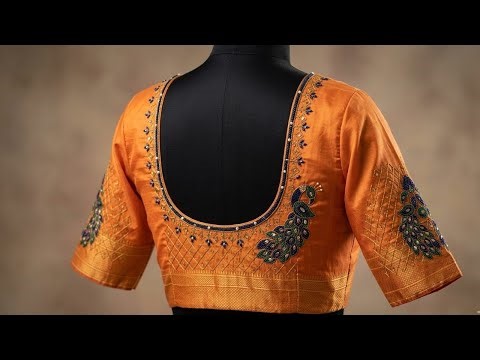 LIVE 🔴 | Embroidery back neck pattern | Design with Sangitaa is live.