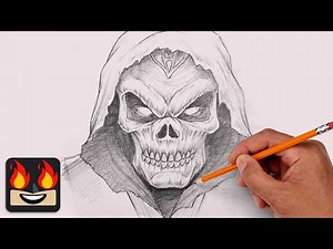 How To Draw Skeletor | Masters of the Universe
