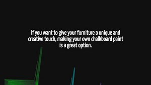 How To Make Chalkboard Paint For Furniture