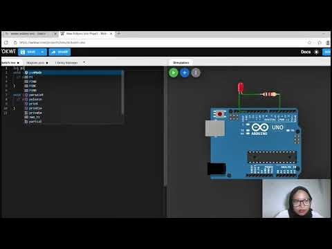 Simulasi Arduino Sederhana Menggunakan Browser Wokwi