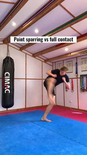 Difference Between Point Sparring and Full Contact in Martial Arts