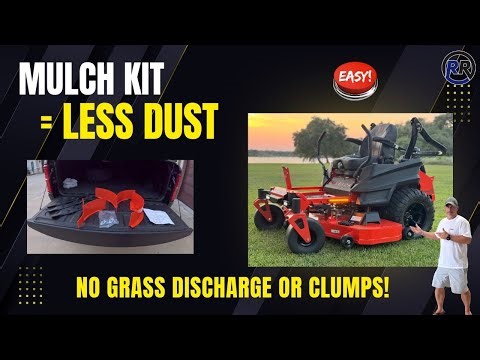 Are you getting Dusted on your Zero Turn Mower? You might need a Mulch Kit!