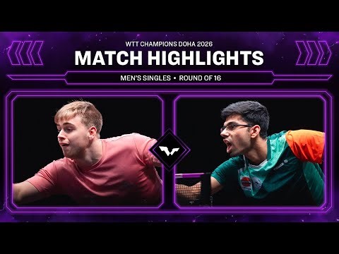 Truls Moregard vs Manav Thakkar | MS R16 | WTT Champions Doha 2026