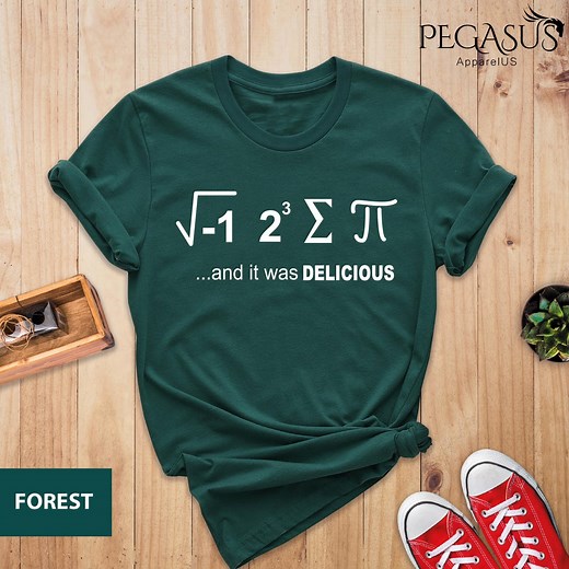 And It Was Delicious Shirt, Funny Pi Day Shirt, Math Teacher Shirt, Pi Day Shirt, Math Symbol Shirt, Math Teacher Gift, Mathematics Shirt - Etsy