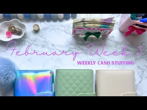 ❤️🎀 FEB WEEK 3 CASH STUFFING | SINKING FUNDS & SAVINGS CHALLENGES | UK WEEKLY BUDGET