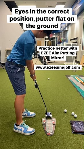 47K views · 98 reactions | Improve your putting stroke and eye position using the EZEE Aim Putting Mirror! #reels2023 #golf #golfer #golfing #juniorgolf #juniorgolfer #golfacademy #golfcoach #golfcoaching #golfaddict #golfcourse #golflife #golftime #whyilovethisgame | Jim LaBuda Golf | Facebook