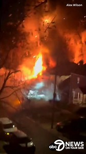 ARLINGTON EXPLOSION 🚨 A home exploded in Arlington, Virginia, Monday night as police attempted to execute a search warrant after reports of flare gun discharges and a standoff with the suspect. Officers on the scene sustained minor injuries but didn't need to be taken to a hospital. 📹: Alex Wilson READ MORE: https://tinyurl.com/yve3utac | 7News DC