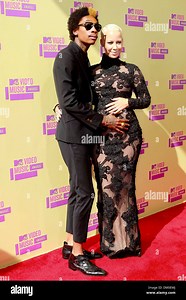 Wiz Khalifa Amber Rose 2012 MTV Video Music Awards held at Staples Center - Arrivals Los Angeles California - 06.09.12 Stock Photo - Alamy