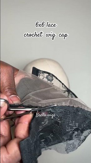 Crochet wig cap